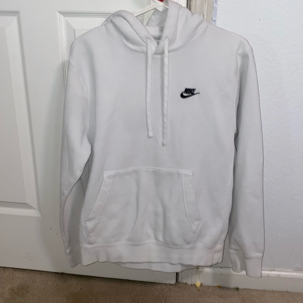 White nike hoodie